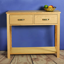 Load image into Gallery viewer, Panana Moderm Oak Console/Dressing /Telephone/Hallway Table Desk With Drawer Shelf Storage Cabinet